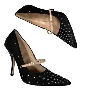 【GUCCI 】Jodie Star Crystal Satin Pumps BLACK Gucci | Shoes | Gucci Star Jodie Limited Edition Black